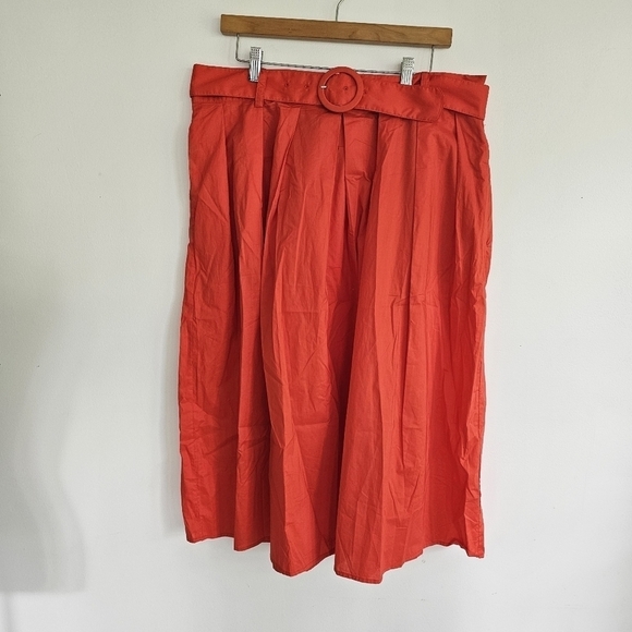 Modcloth x Barbie Orange Belted Retro Skirt - Picture 8 of 14